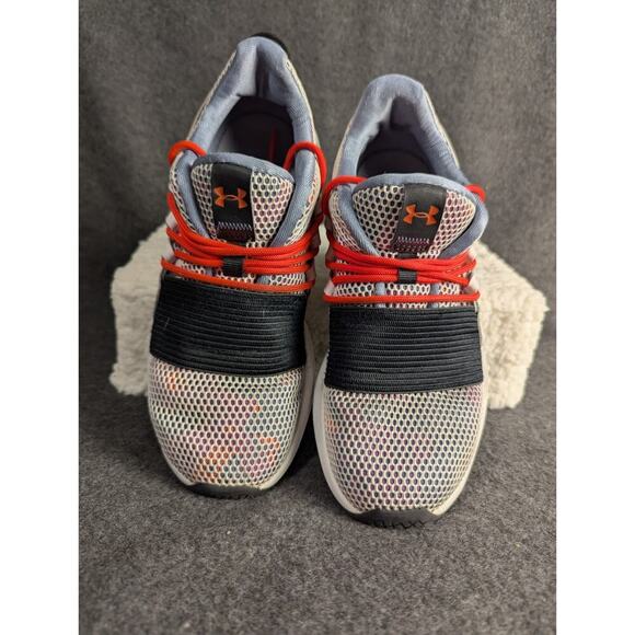 Under Armour Charged Womens Shoes Running Grey/White Size 7 - Picture 3 of 9